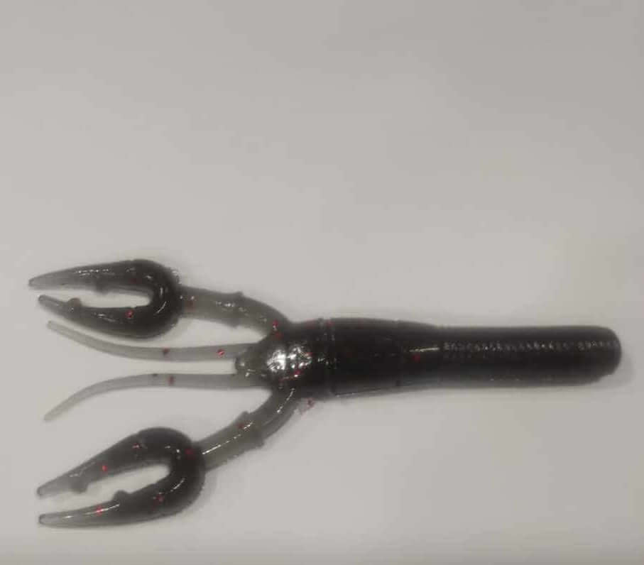 Vinilo Yamamoto Medium Craw 5'' - 127 mm Smoke Red - Tienda Bass