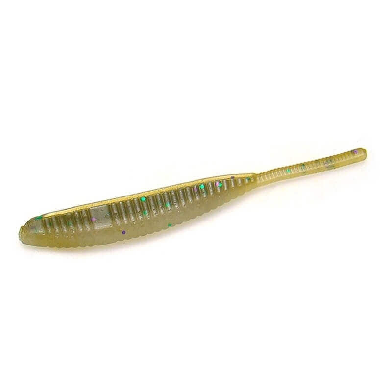 Vinilo Yamamoto Shad Shape 4'' - 100 mm Green Pumpkin - Tienda Bass