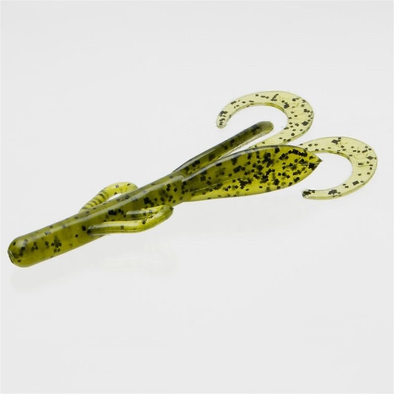 Vinilo Zoom Baby Brush Hog 100 mm Watermelon Red - Tienda Bass