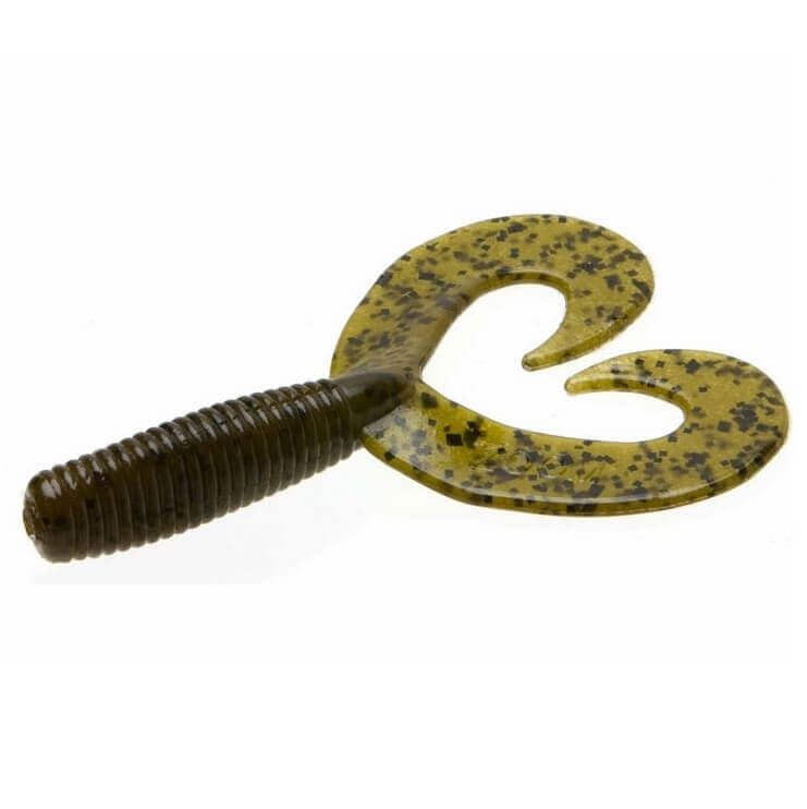 Vinilo Zoom Fat Albert Twin 90 mm Green Pumpkin - Tienda Bass