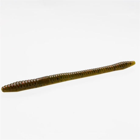 Vinilo Zoom Finesse Worm 120 mm Green Pumpking Red - Tienda Bass