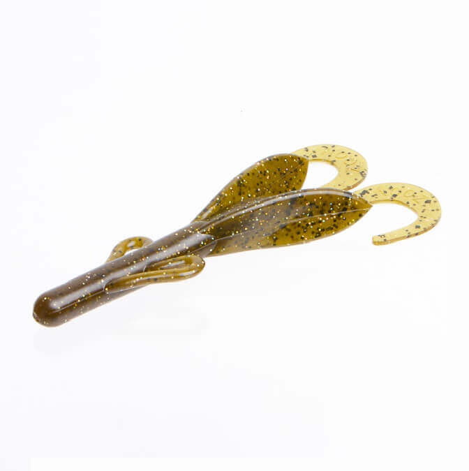 Vinilo Zoom Midsize Brush Hog 114 mm Green Pumpkin Magic - Tienda Bass