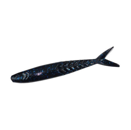Vinilo Zoom Shimmer Shad 108 mm Black Blue - Tienda Bass