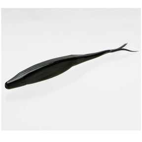 Vinilo Zoom Super Flukes 130 mm Black - Tienda Bass