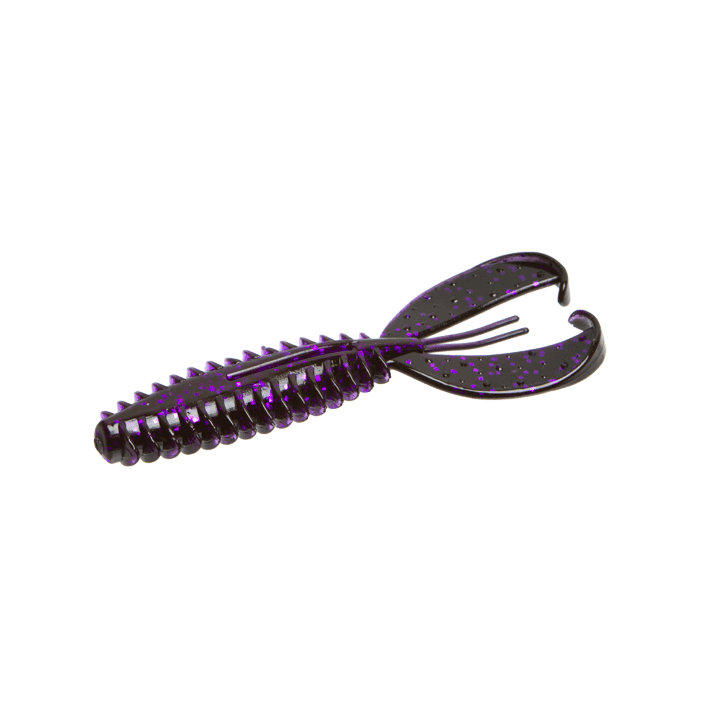 Vinilo Zoom Z - Craw 114 mm Black Light - Tienda Bass
